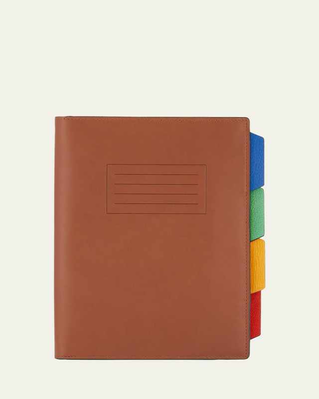 Leather & Suede A5 Notebook Holder